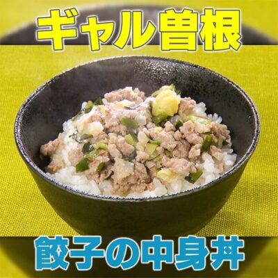 家事ヤロウ ギャル曽根 餃子の中身丼