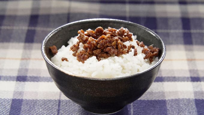 相葉マナブ 秘密ののっけ飯 豚ひき肉の甘味噌炒め