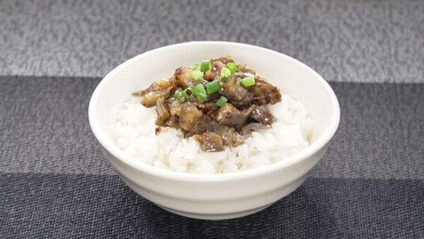 相葉マナブ 秘密ののっけ飯 野永 秋ナスと梅干しの精進そぼろ