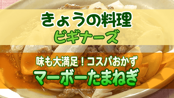 きょうの料理ビギナーズ 味も大満足！コスパおかず マーボーたまねぎ