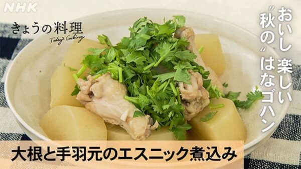 きょうの料理 大根と手羽先のエスニック煮込み