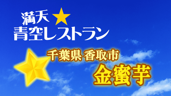 青空レストラン 千葉県 香取市 さつまいも 金蜜芋