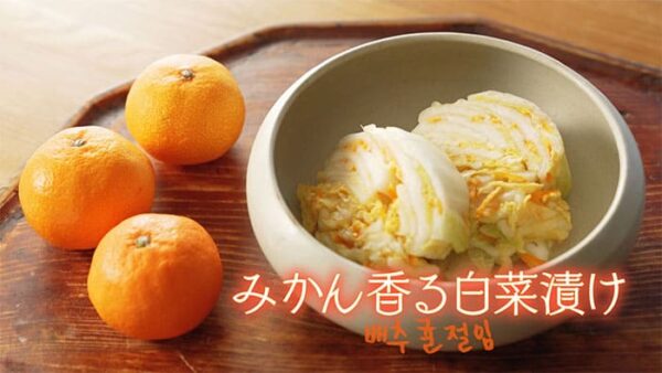 きょうの料理 キムチ みかん香る白菜漬け