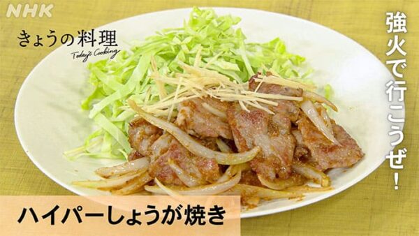 きょうの料理 ハイパーしょうが焼き