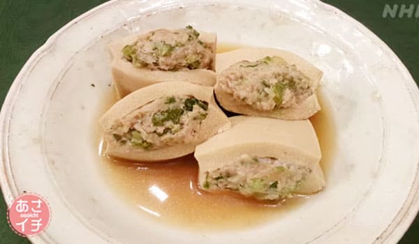 あさイチ みんな！ゴハンだよ 作り方 材料 レシピ 高野豆腐の射込み煮