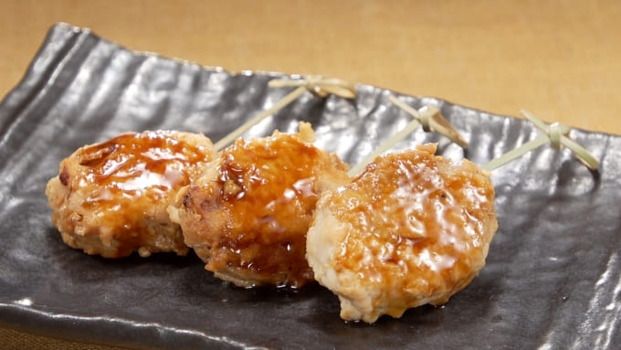 相葉マナブ 栗原はるみ お花見弁当 とりつくねの照り焼き
