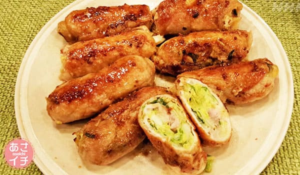 あさイチ みんな！ゴハンだよ 作り方 材料 レシピ 肉巻き照り焼き 春キャベツ