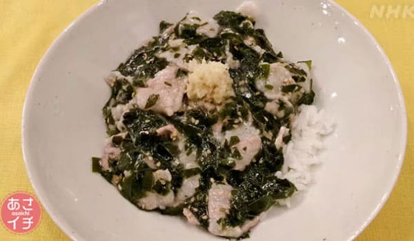 あさイチ みんな！ゴハンだよ 作り方 材料 レシピ 豚とわかめの塩あんかけ