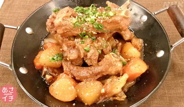あさイチ みんな！ゴハンだよ 作り方 材料 レシピ 豚スペアリブのしょうゆ煮