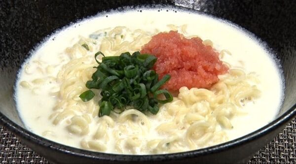 ZIP レシピ 即席麺アレンジレシピ 明太子