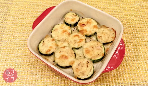あさイチ みんな！ゴハンだよ 作り方 材料 レシピ ズッキーニのごまチーズ焼き