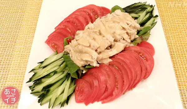 あさイチ みんな！ゴハンだよ 作り方 材料 レシピ 蒸し鶏 豆乳ごまだれ
