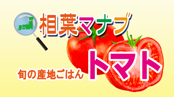 相葉マナブ 旬の産地ごはん トマト