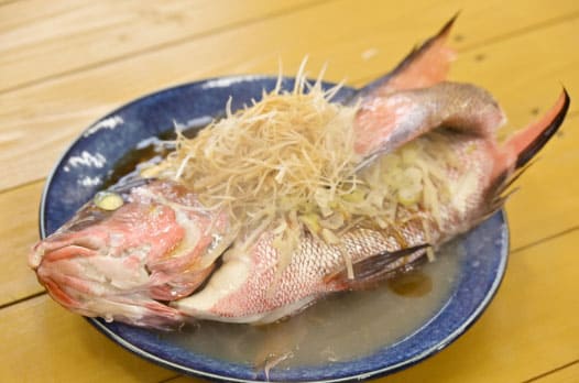青空レストラン 鹿児島 鯛 千年鯛の中華蒸し