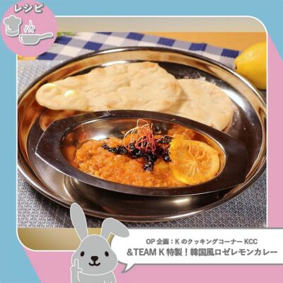 ラヴィット ラビット レシピ &TEAM andTEAM Kクッキング 作り方 ロゼカレー 韓国風 ライタ