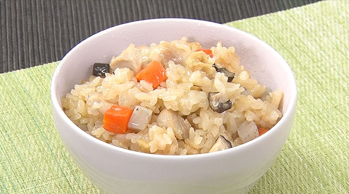 ZIP レシピ 炊飯器ほったらかしレシピ 切り餅 おこわ