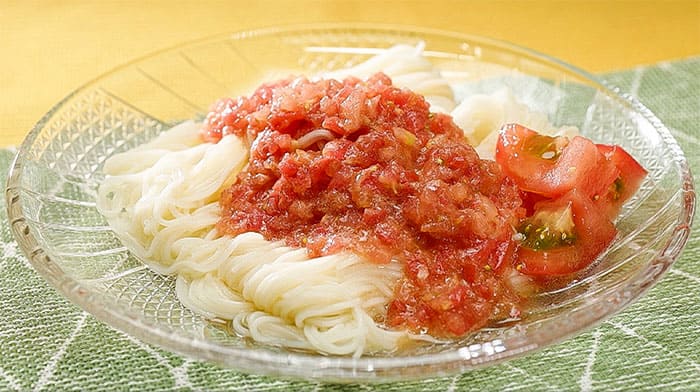 ZIP レシピ 夏野菜レシピ カッペリーニそうめん