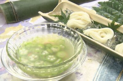 青空レストラン ヘルシェ オクラ 埼玉県 深谷市 そうめん