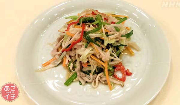 あさイチ レシピ 肉野菜炒め