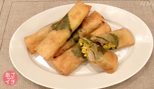 あさイチ レシピ とうもろこしの春巻き