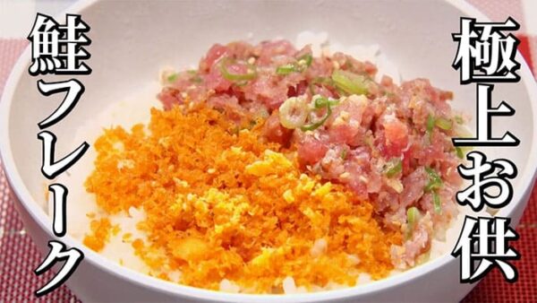 よーいドン おせっかいごはん 鮭の簡単ふりかけ ネギトロ 鮭フレーク