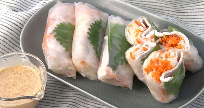 ZIP レシピ そうめんリメイクレシピ 生春巻き