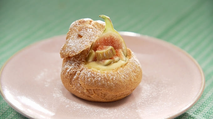 相葉マナブ 秋 フルーツ スイーツ作り イチジクのシュークリーム