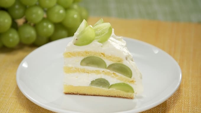 相葉マナブ 秋 フルーツ スイーツ作り シャインマスカットのショートケーキ