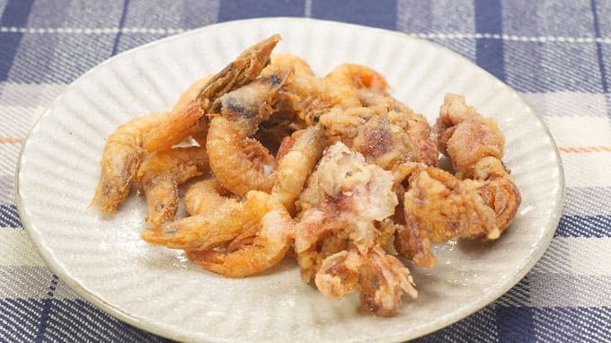 サルエビ・コイカの唐揚げ