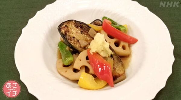 あさイチ みんな！ゴハンだよ 作り方 材料 レシピ なすの彩り焼きびたし