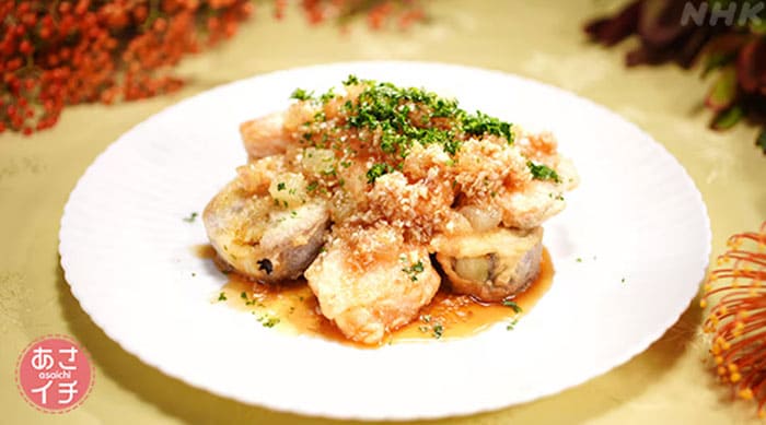 あさイチ 作り方 材料 KiraKiraキッチン レシピ 秋食材×柑橘　グレープフルーツ香る秋鮭となすの油淋ソース