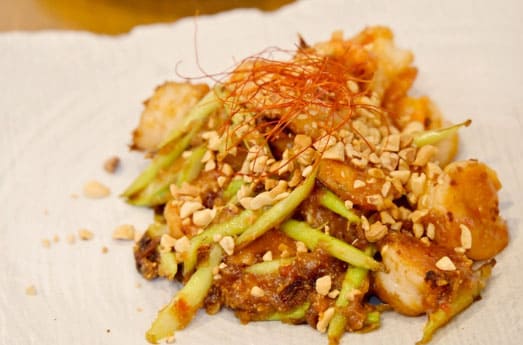 青空レストラン 静岡県 ピーナッツバター エビチリ