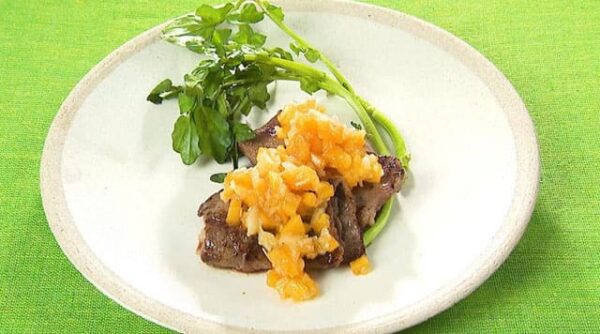 ぺこもぐキッチン 料理家 栗原心平 フルーツを使った洋食