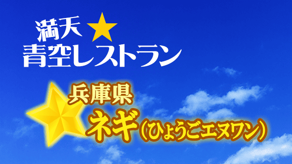 青空レストラン 兵庫県 ネギ ひょうごエヌワン