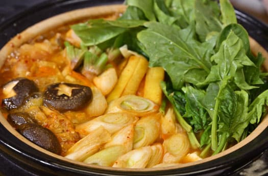 青空レストラン 福島県 レジェンドほうれん草 ほうれん草のピリ辛味噌鍋