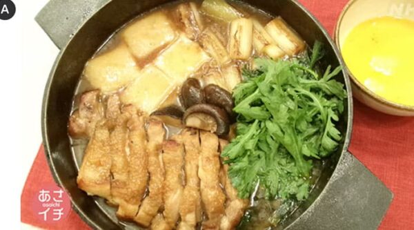 あさイチ みんな！ゴハンだよ 作り方 材料 レシピ もち入り鶏すき煮