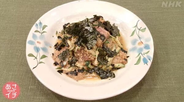 あさイチ みんな！ゴハンだよ 作り方 材料 レシピ 今井亮 ブリときゅうりの海苔ごま和え