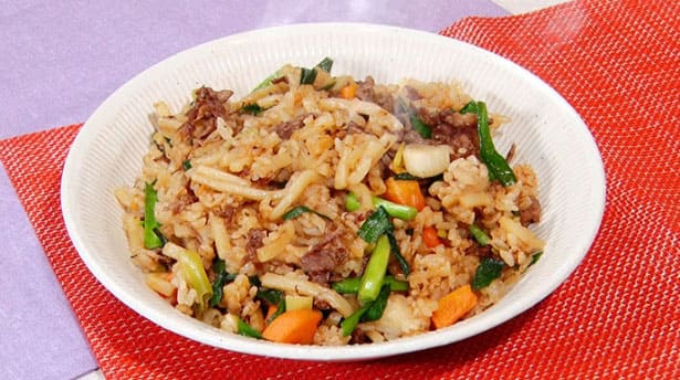 DayDay レシピ 寺田心 ひらめきレシピ 肉料理 牛うどんめし