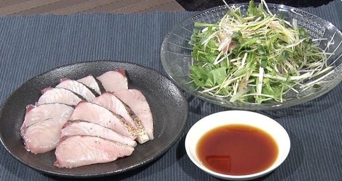 ZIP レシピ 旬の魚レシピ 炙りサワラのサラダ