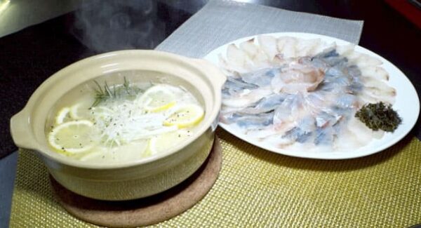 ZIP レシピ 旅するエプロン ヒラメの極上レモン鍋