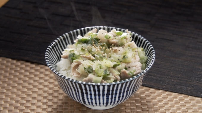 相葉マナブ 旬の産地ごはん ネギ ネギ塩ダレの豚丼