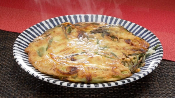 相葉マナブ 旬の産地ごはん ネギ ネギのチヂミ風揚げ焼き