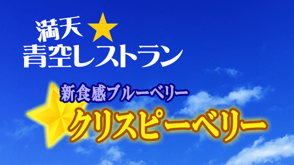 青空レストラン 新食感 ブルーベリー クリスピーベリー