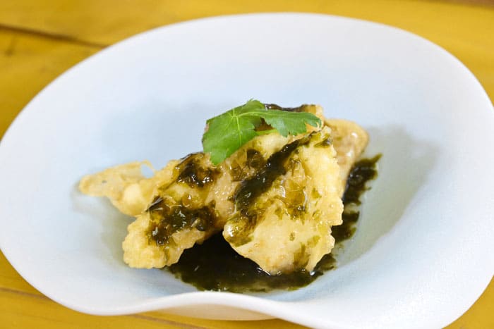 青空レストラン 千葉県 寒ビラメ レシピ ヒラメの天ぷら海苔あんかけ