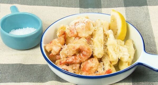 ぺこもぐキッチン 料理家 栗原心平 杉浦太陽 料理で妻を唸らせたい フリット