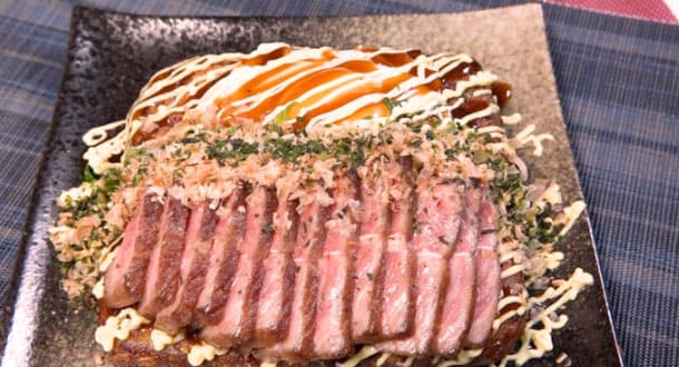 ZIP レシピ 旅するエプロン 肉肉大好き焼き お好み焼き