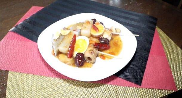 ZIP レシピ 旅するエプロン 火鍋あんかけおでん串