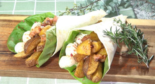 ZIP レシピ 旅するエプロン ジャーマンポテトルティーヤ