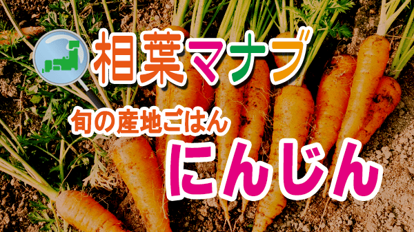 相葉マナブ 旬の産地ごはん にんじん
