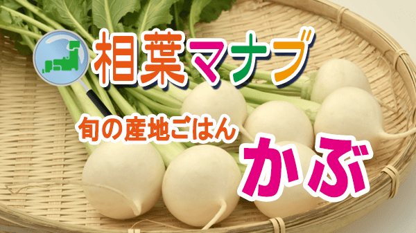 相葉マナブ 旬の産地ごはん かぶ